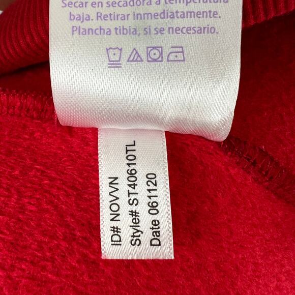 NWT Secret Treasures Red Long Sleeve Lounge Top Crewneck Soft Cozy Size XL - Picture 9 of 12